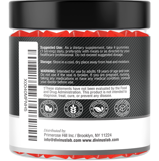 Creatine Monohydrate Gummies – Strawberry Flavor, 120 Count, 5g per Serving, Vegan