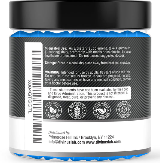 Creatine Monohydrate Gummies – Blueberry Flavor, 120 Count, 5g per Serving