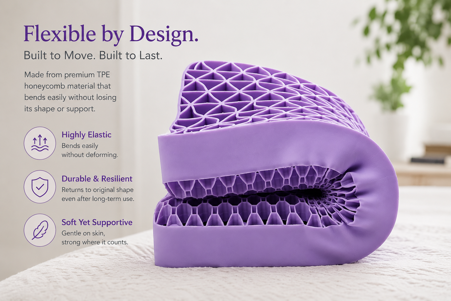 DLab TPE Honeycomb Cervical Pillow