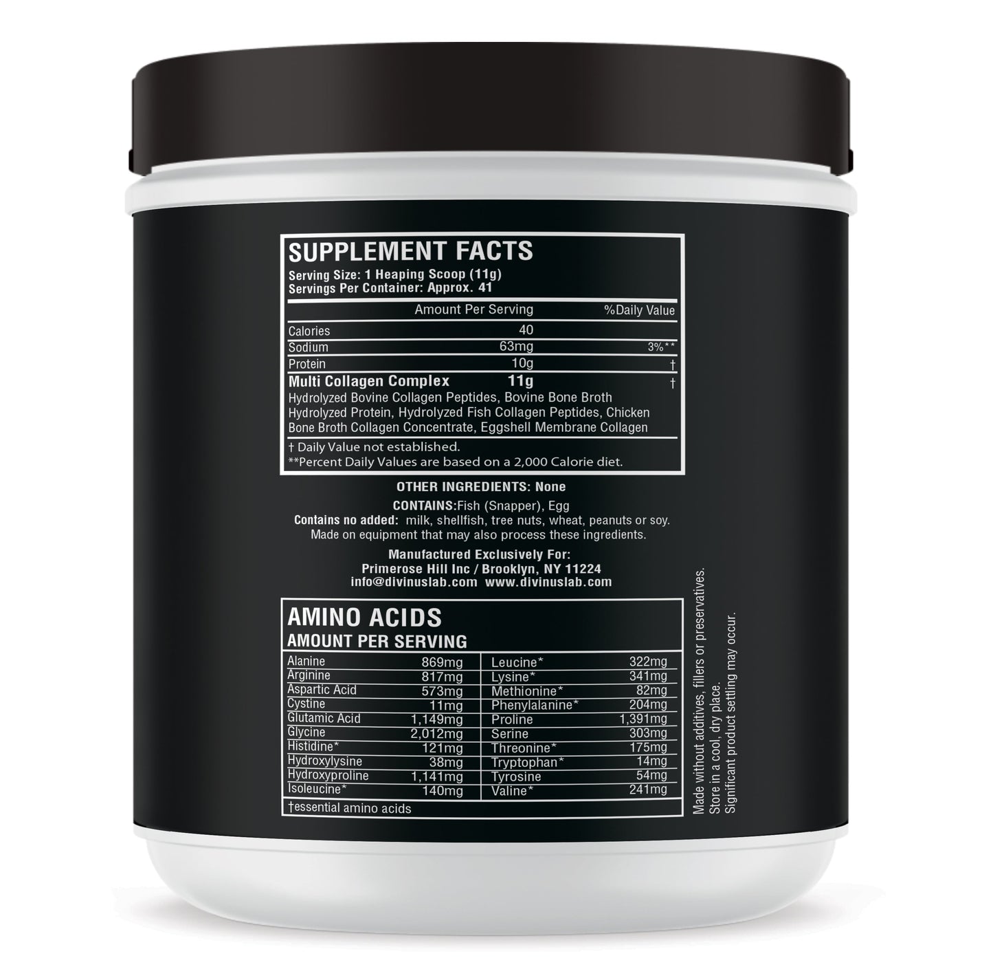 5 Types Multi Collagen Peptides Protein Powder Type I, II, III, V & X Premium Blend of Grass-Fed Beef, Chicken, Wild Fish & Eggshell